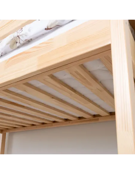 Łóżko drewniane antresola MEBLE WRÓBEL