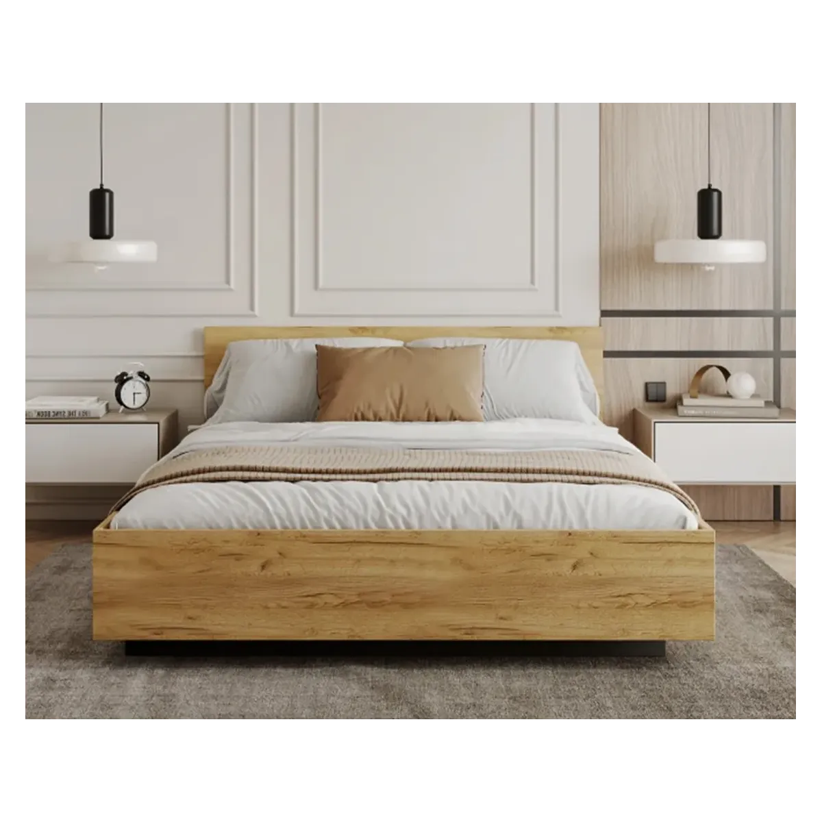 Łóżko tapicerowane LIMA FDM podnoszone