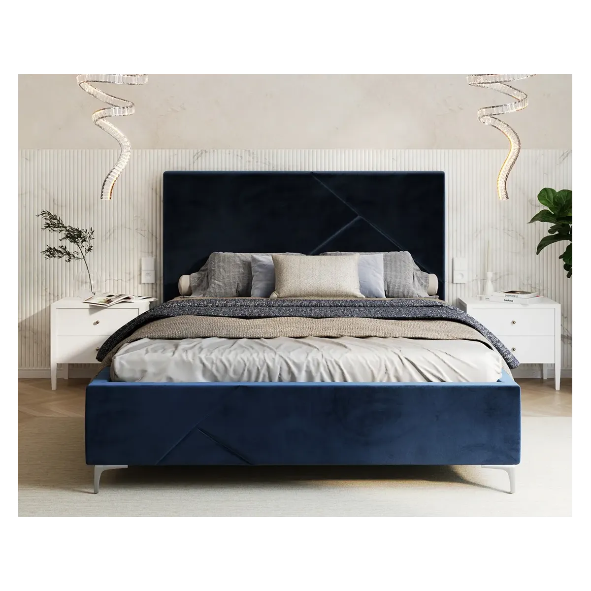 Łóżko tapicerowane NAVARO FDM podnoszone