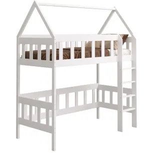 Łóżko drewniane antresola CHWAT sosna MEBLE WRÓBEL 2