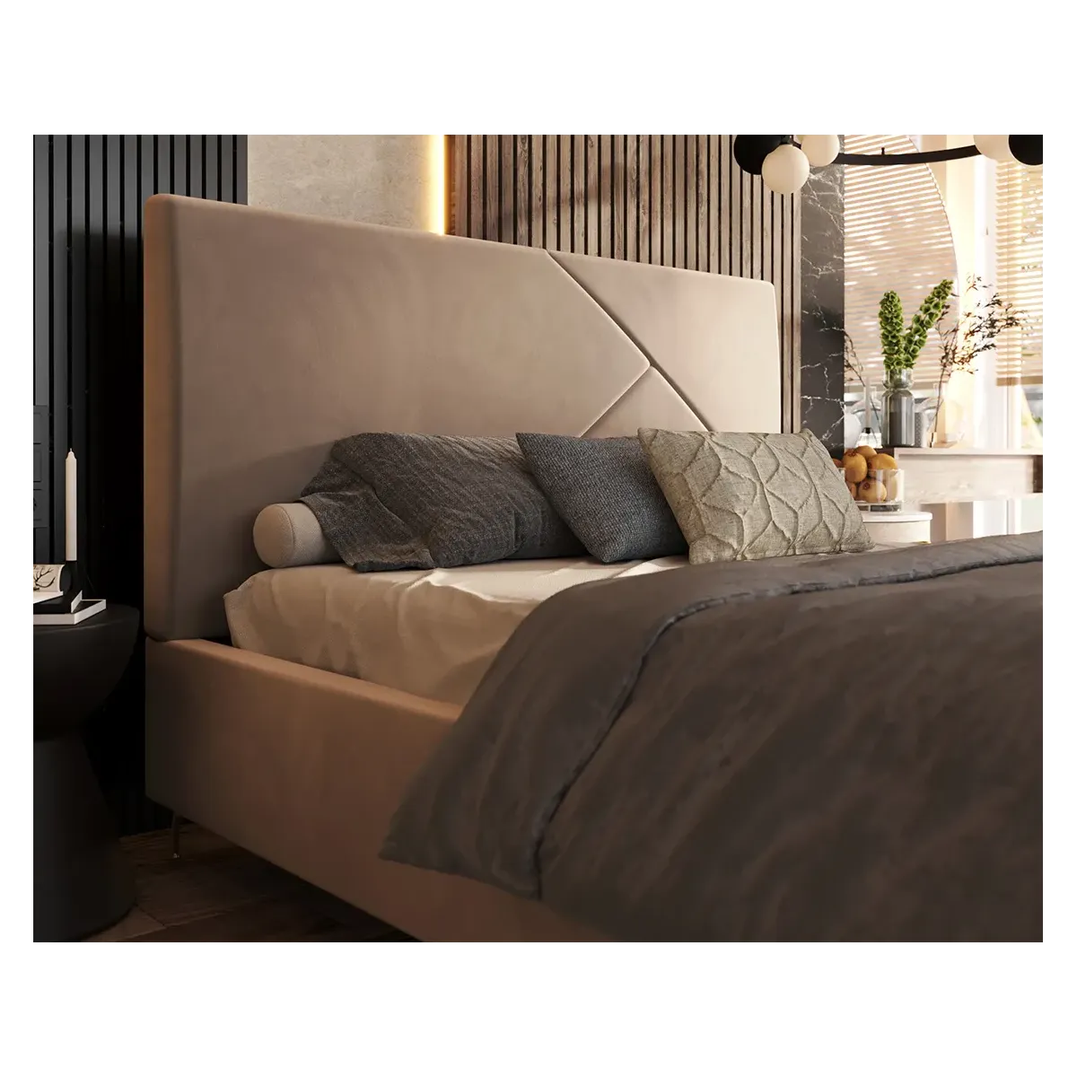 Łóżko tapicerowane NAVARO FDM podnoszone