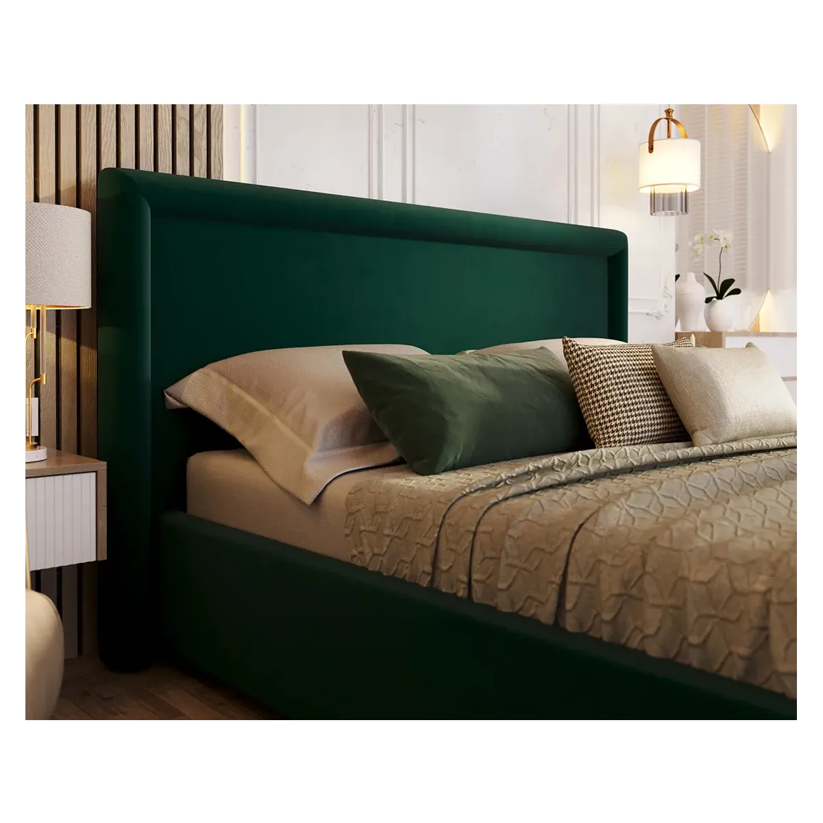 Łóżko tapicerowane NOBILE FDM podnoszone