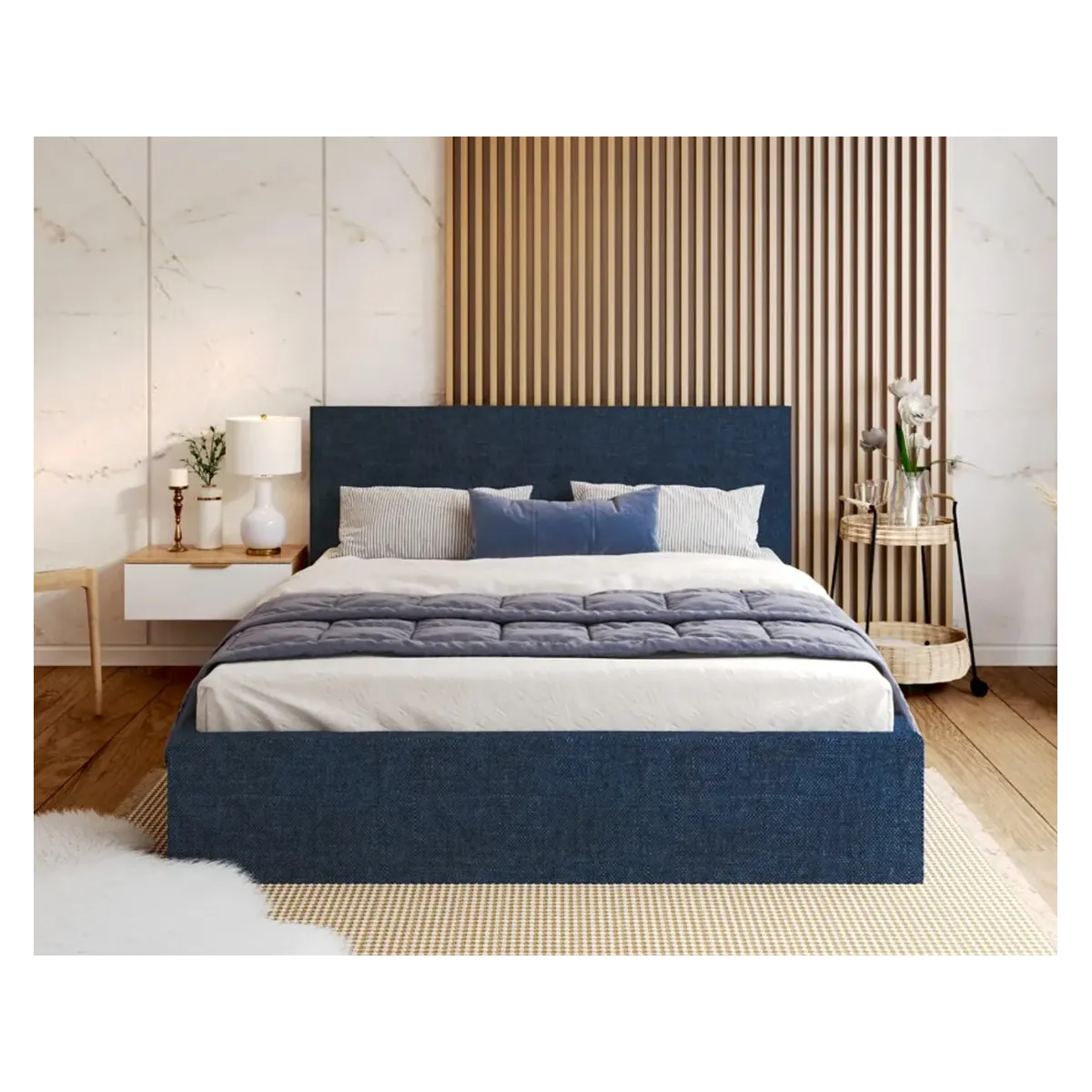 Łóżko tapicerowane TULSA FDM podnoszone