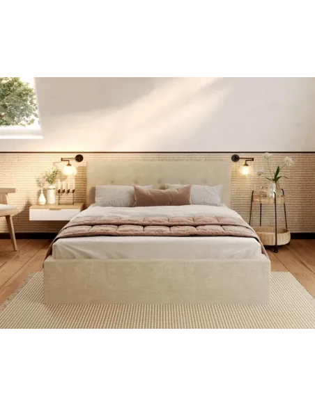 Łóżko tapicerowane TULSA FDM podnoszone