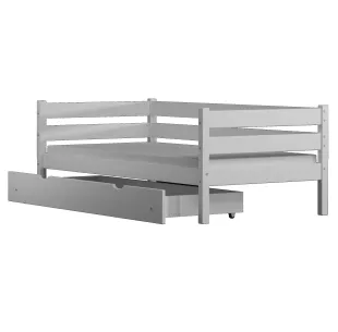 Łóżko drewniane pojedyncze KARO Z sosna MEBLE WRÓBEL 2