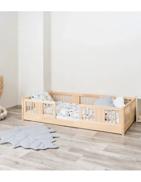 Łóżko drewniane pojedyncze LUNA 0 MEBLE WRÓBEL