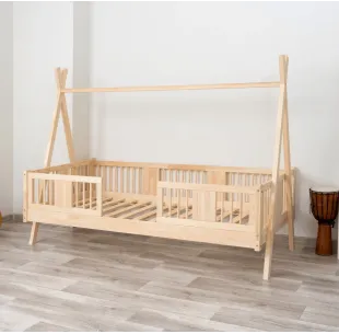 Łóżko pojedyncze drewniane LUNA TIPI MEBLE WRÓBEL 2