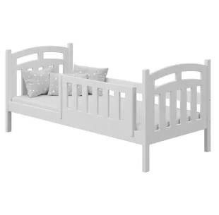 Łóżko pojedyncze drewniane ZUZIA sosna MEBLE WRÓBEL 2