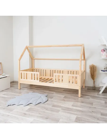 Łóżko drewniane pojedyncze NIKO DOMEK LONG sosna 20 MEBLE WRÓBEL