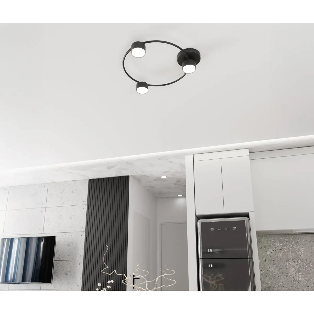 Lampa sufitowa LUCIO 3 BL EMIBIG