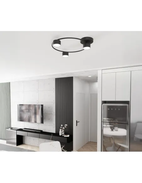 Lampa sufitowa LUCIO 3 BL EMIBIG