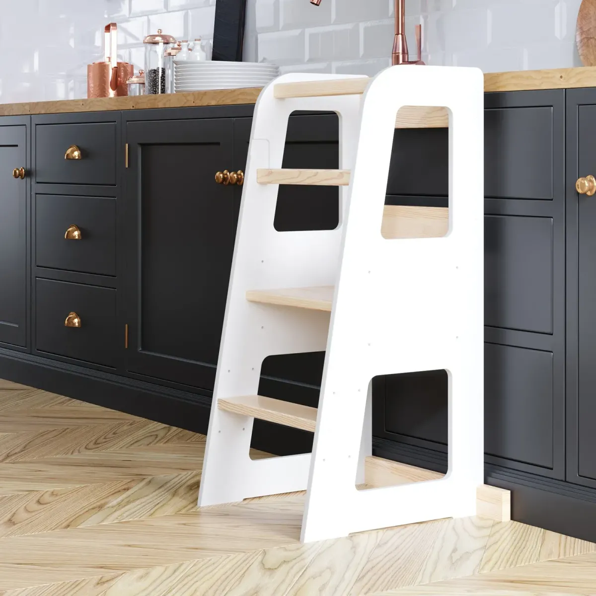 Pomocnik Kuchenny Kitchen Helper standardowy biały MEBLE WRÓBEL