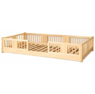 Łóżko drewniane pojedyncze LUNA sosna MEBLE WRÓBEL