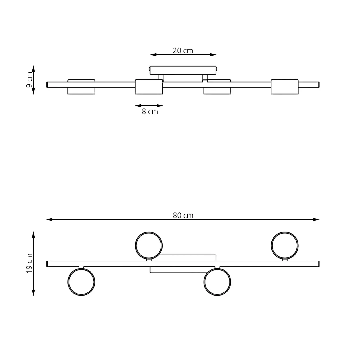 Lampa sufitowa BET 4 EMIBIG