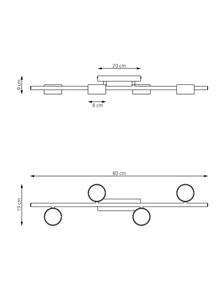 Lampa sufitowa BET 4 EMIBIG