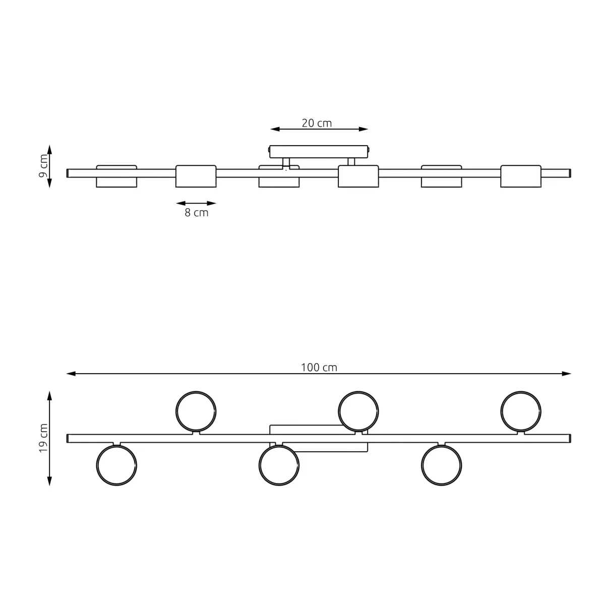 Lampa sufitowa BET 6 EMIBIG