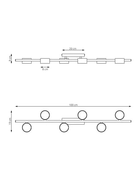 Lampa sufitowa BET 6 EMIBIG