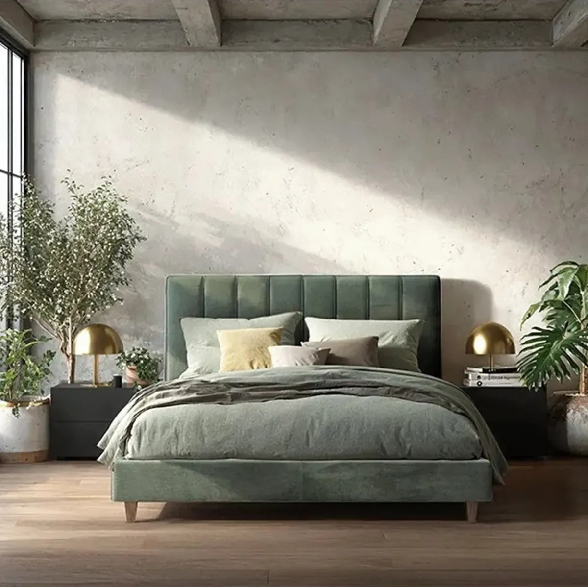 Łóżko tapicerowane TARANTO LAVERTO