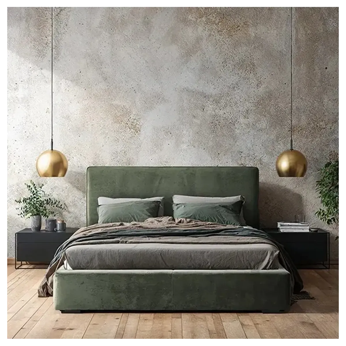 Łóżko tapicerowane POLICORO LAVERTO PODNOSZONE