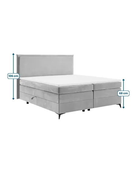 Łóżko kontynentalne LISANO LAVERTO PODNOSZONE wymiary