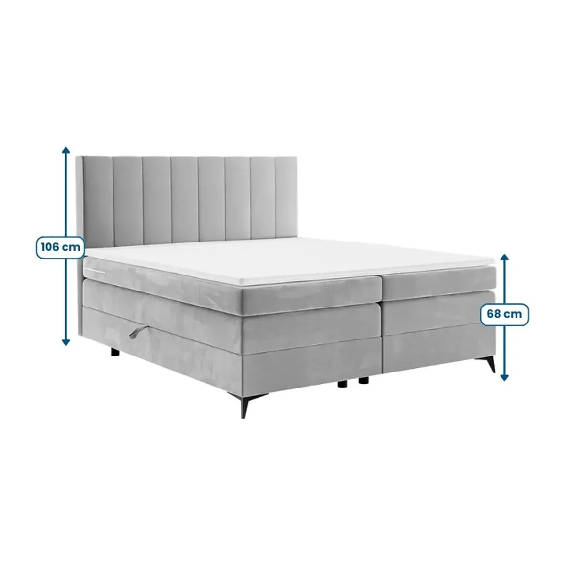 Łóżko kontynentalne BREVIO LAVERTO PODNOSZONE wymiary