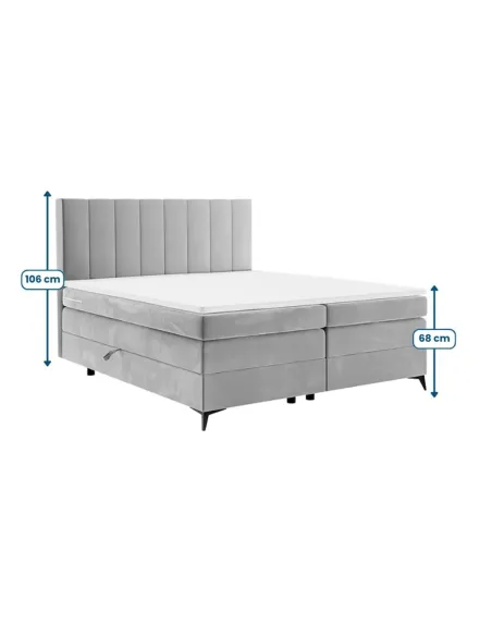 Łóżko kontynentalne BREVIO LAVERTO PODNOSZONE wymiary