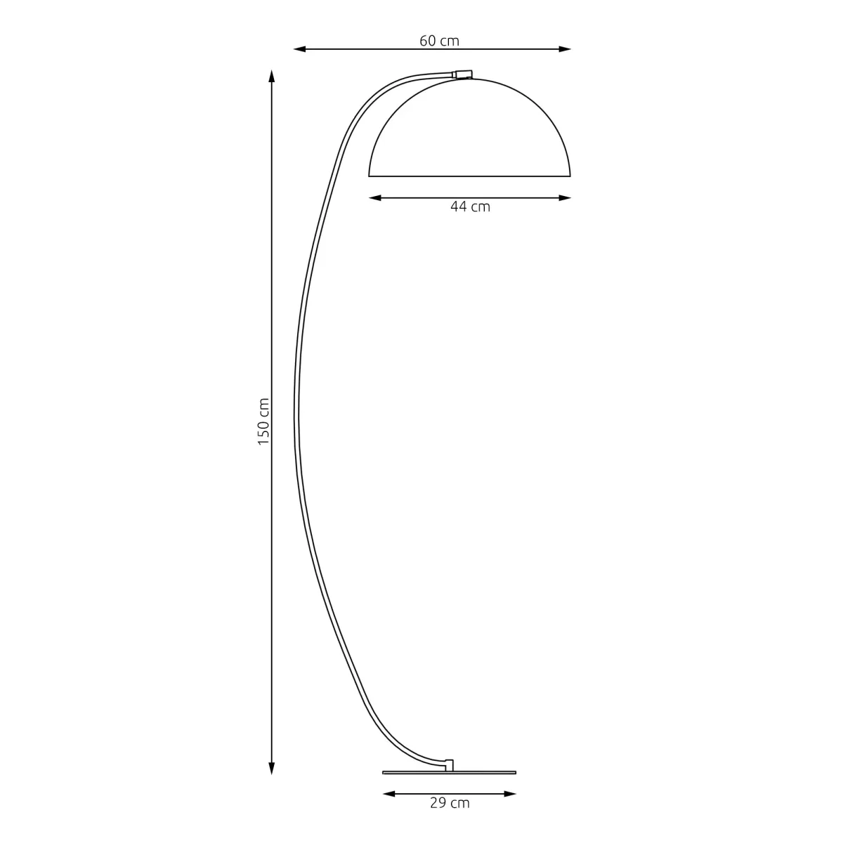 Lampa podłogowa ARCOS LP1 EMIBIG