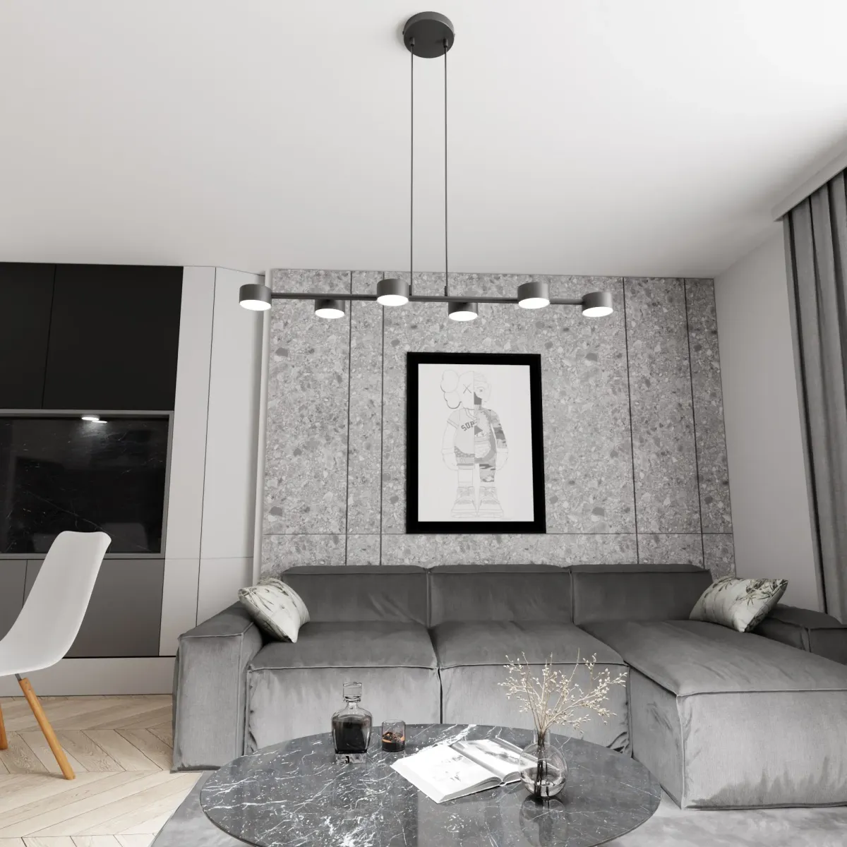 Lampa sufitowa MEGARA 6 EMIBIG