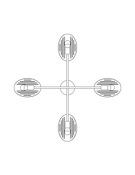 Lampa wisząca SABER 4 EMIBIG