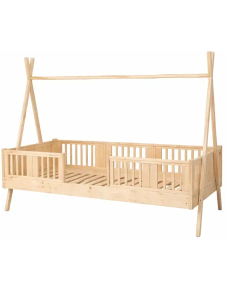 Łóżko pojedyncze drewniane LUNA TIPI MEBLE WRÓBEL