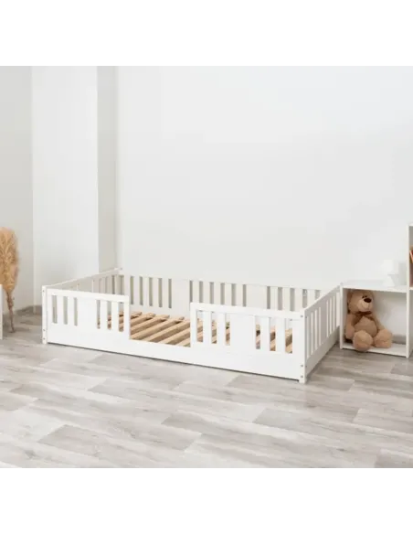 Łóżko drewniane pojedyncze NIKO biały 0 MEBLE WRÓBEL