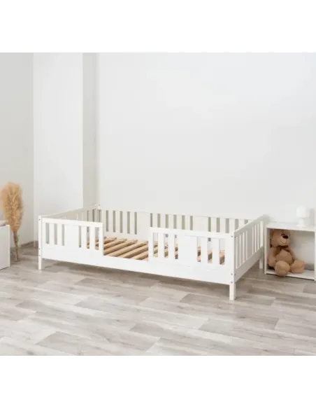 Łóżko drewniane pojedyncze NIKO biały 10 MEBLE WRÓBEL