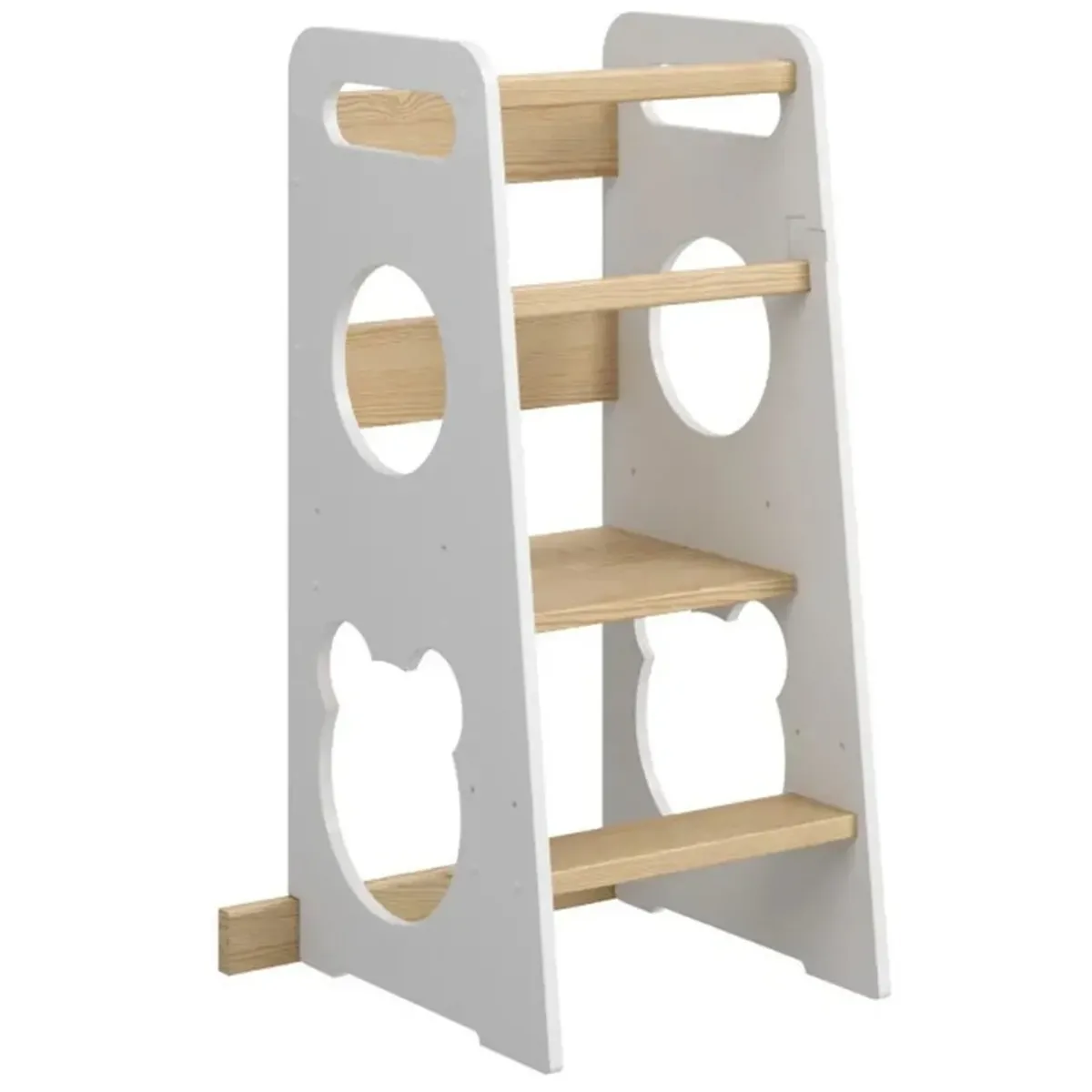 Pomocnik Kuchenny Kitchen Helper miś biały MEBLE WRÓBEL