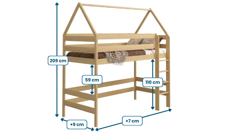 Lozko-drewniane-antresola-domek-meble-wrobel