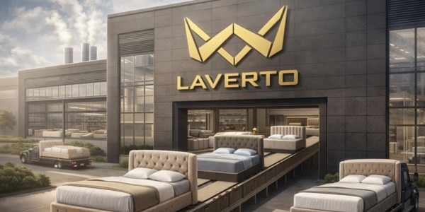 Laverto – polski producent łóżek kontynentalnych i tapicerowanych z pojemnikami.